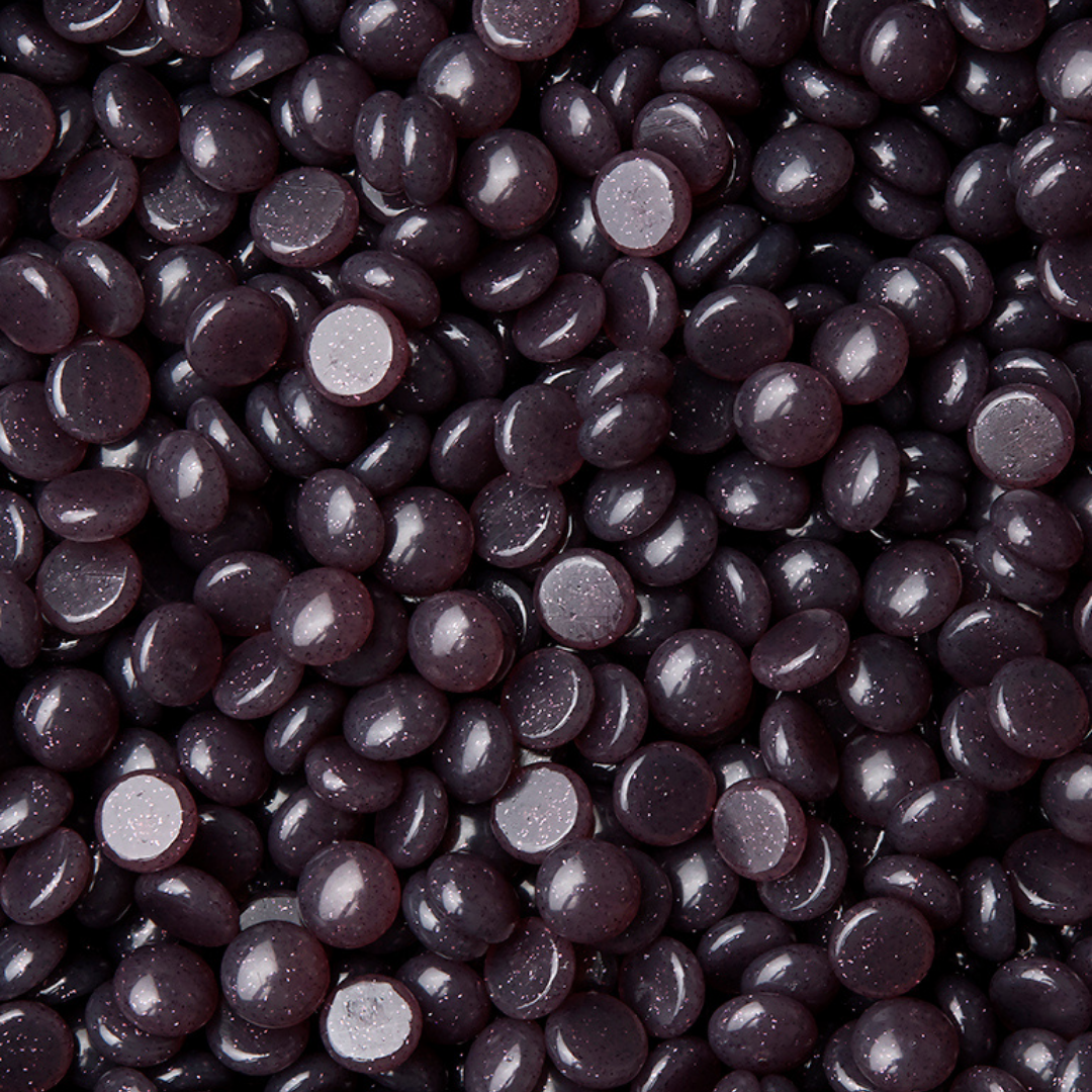 hot wax mulberry strip free flexible flexi wax hair removal wax intimate wax face wax underarm wax peelable purple sparkly mens waxing male waxing body waxing pain free painless
