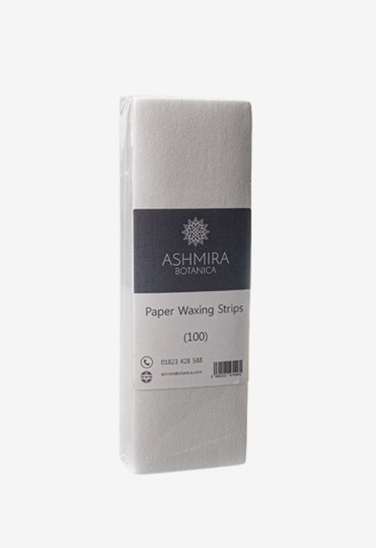 Paper wax waxing hair removal strips luxury Ashmira Botanica bonded strips paper strips