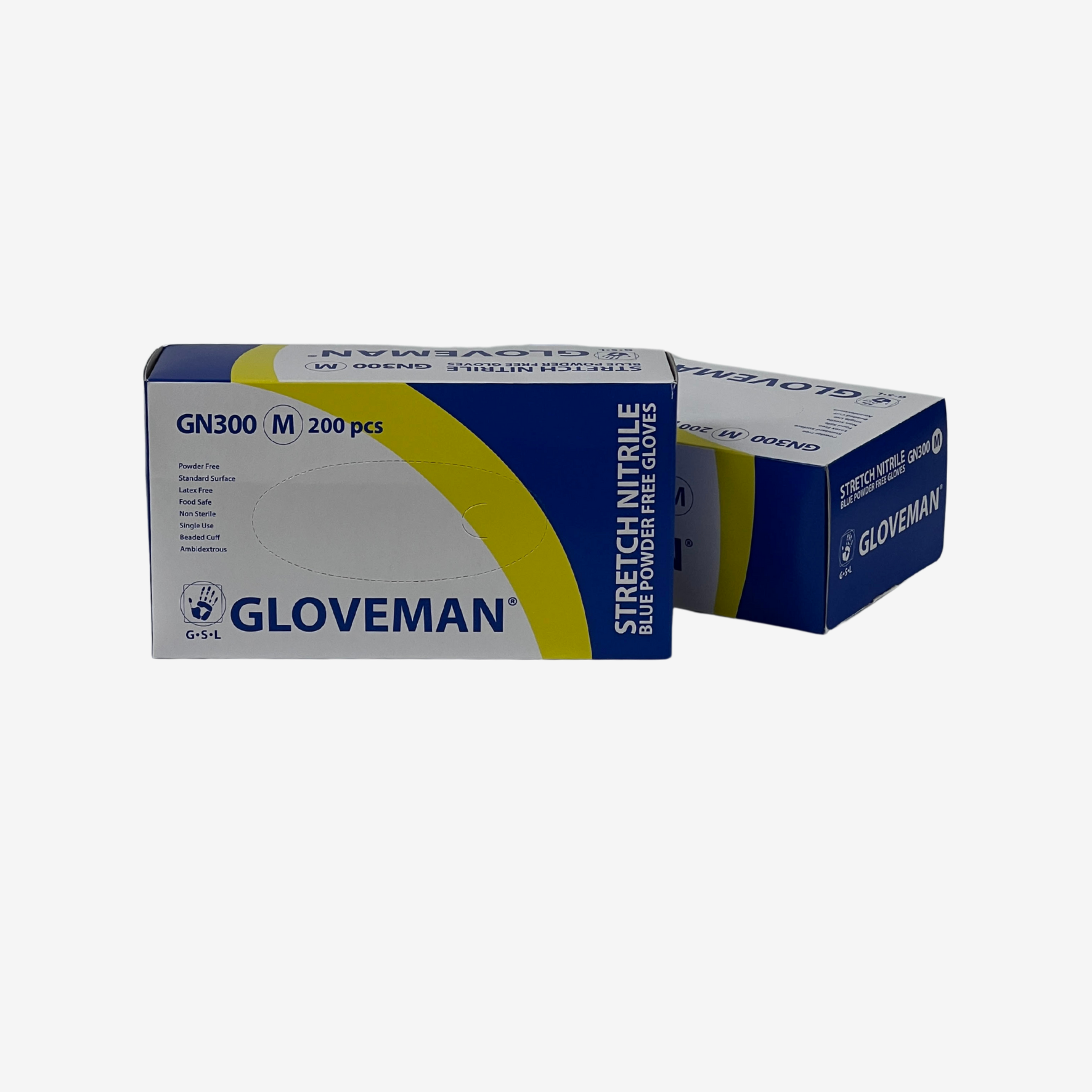 Nitrile blue gloves